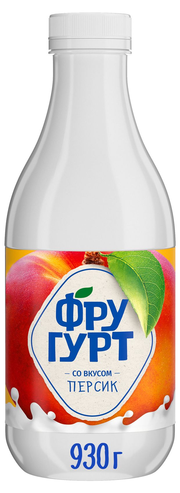 Напиток кисломолочный Фругурт со вкусом персика БЗМЖ, 930 г