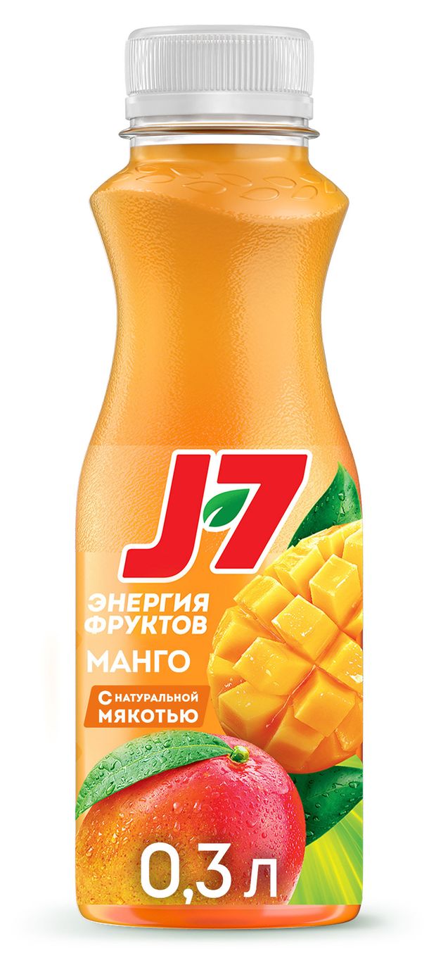 Нектар J7 Манго с мякотью, 300 мл