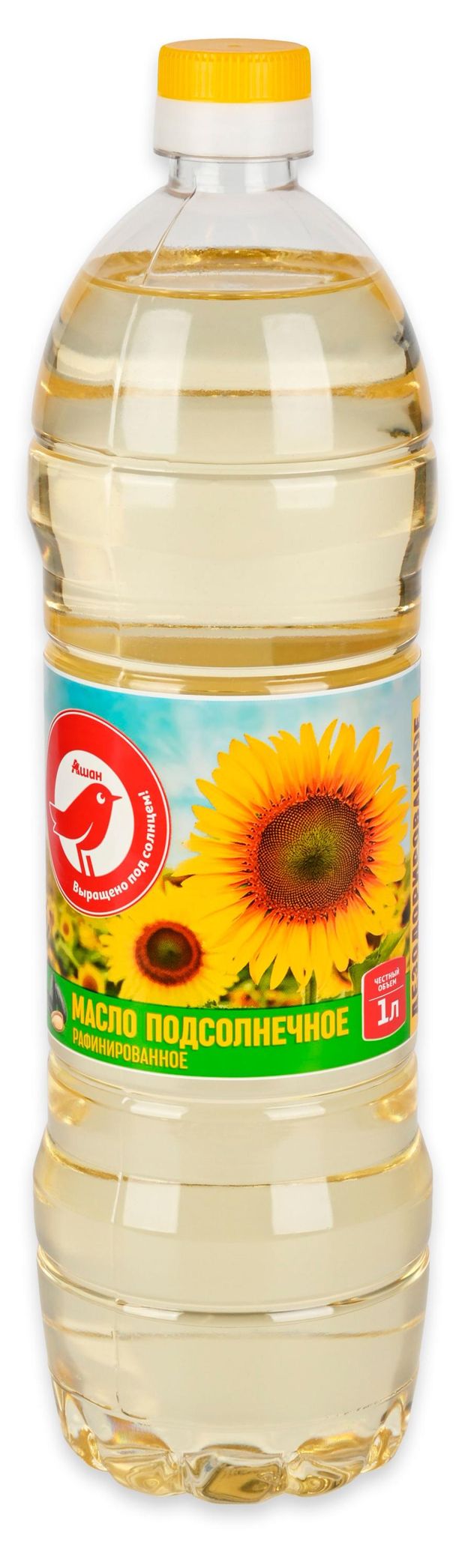 Масло подсолнечное АШАН Красная птица рафинир...