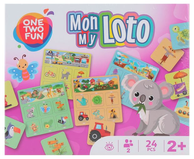 фото Игра настольная one two fun лото