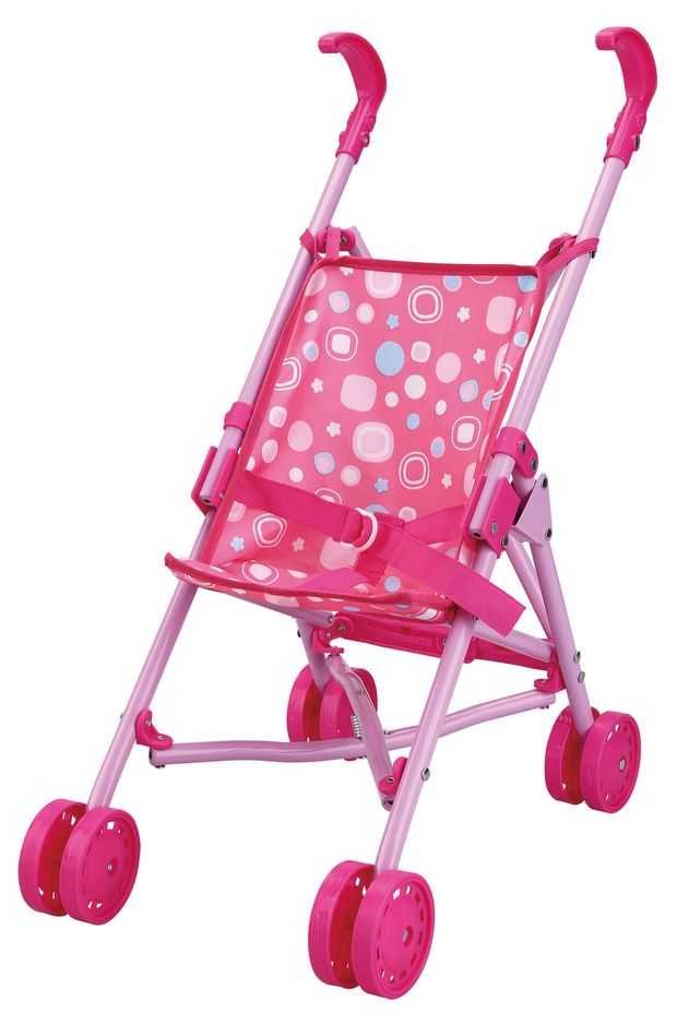 фото Коляска детская one two fun розовая, 1 шт