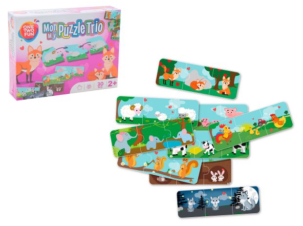 фото Игра настольная one two fun найди похожее животные