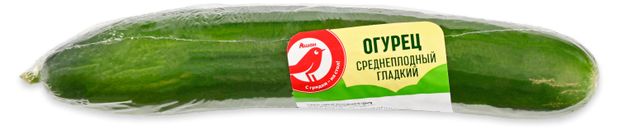 Огурец АШАН Красная птица среднеплодный гладкий, 1 шт