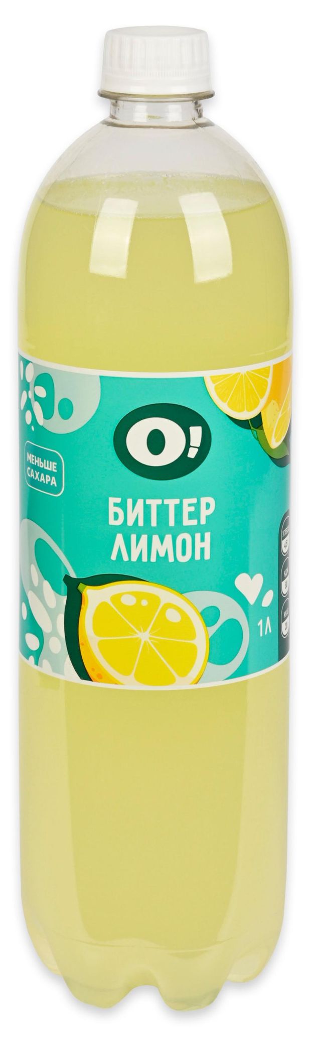 Напиток газированный О! Биттер Лимон, 1 л
