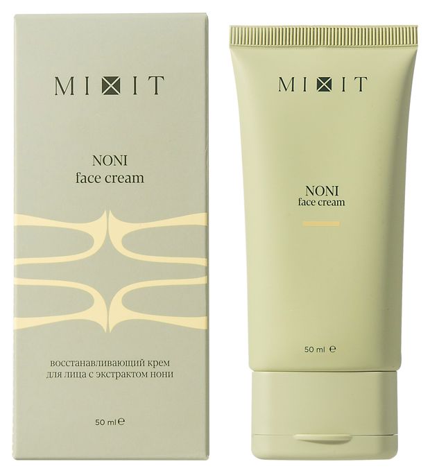 фото Крем для лица mixit nomi восстанавливающий с экстрактом нони, 50 мл