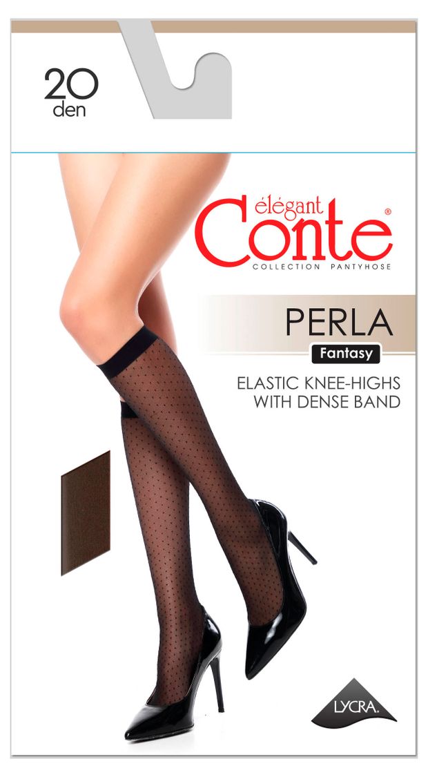 Гольфы женские Conte Elegant Fantasy perla 20...