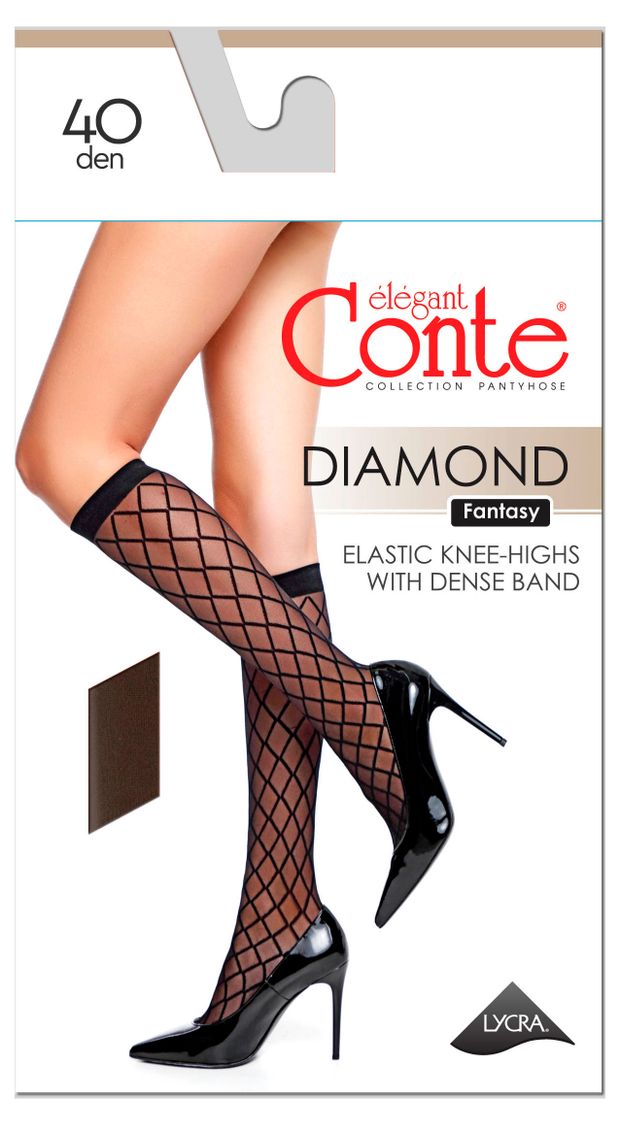 Гольфы женские Conte Elegant Fantasy diamond...