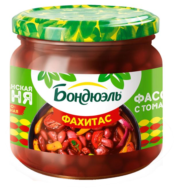 Фасоль красная Бондюэль в соусе с томатами Фа...