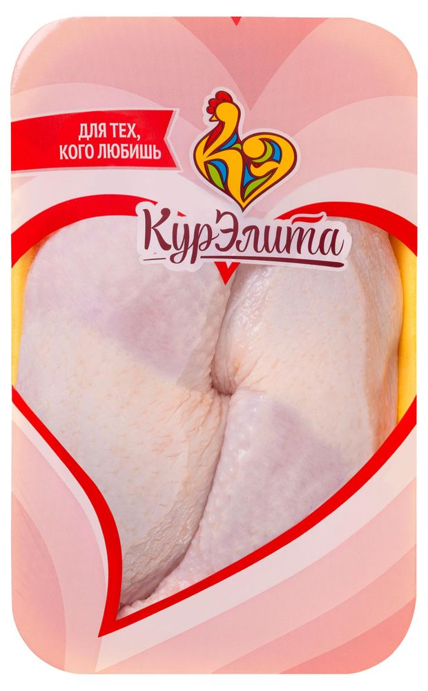 Окорочок цыпленка-бройлера КурЭлита с частью спинки охлажденный ~ 750 г