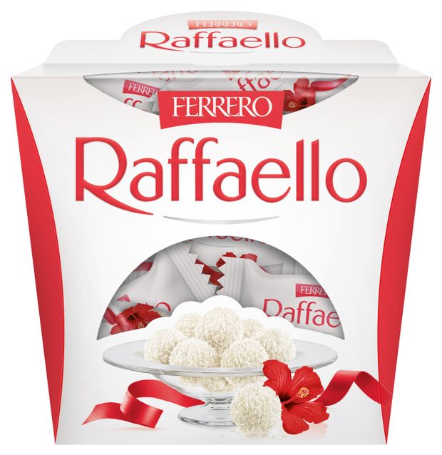 Конфеты RAFFAELLO с цельным миндальным орехом в кокосовой обсыпке, 150 г