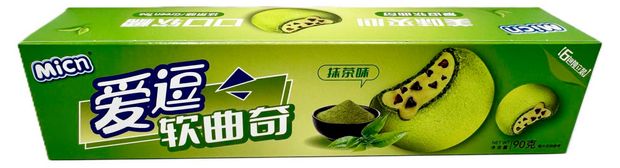 Печенье мягкое Micn Aidou со вкусом матча Китай, 90 г