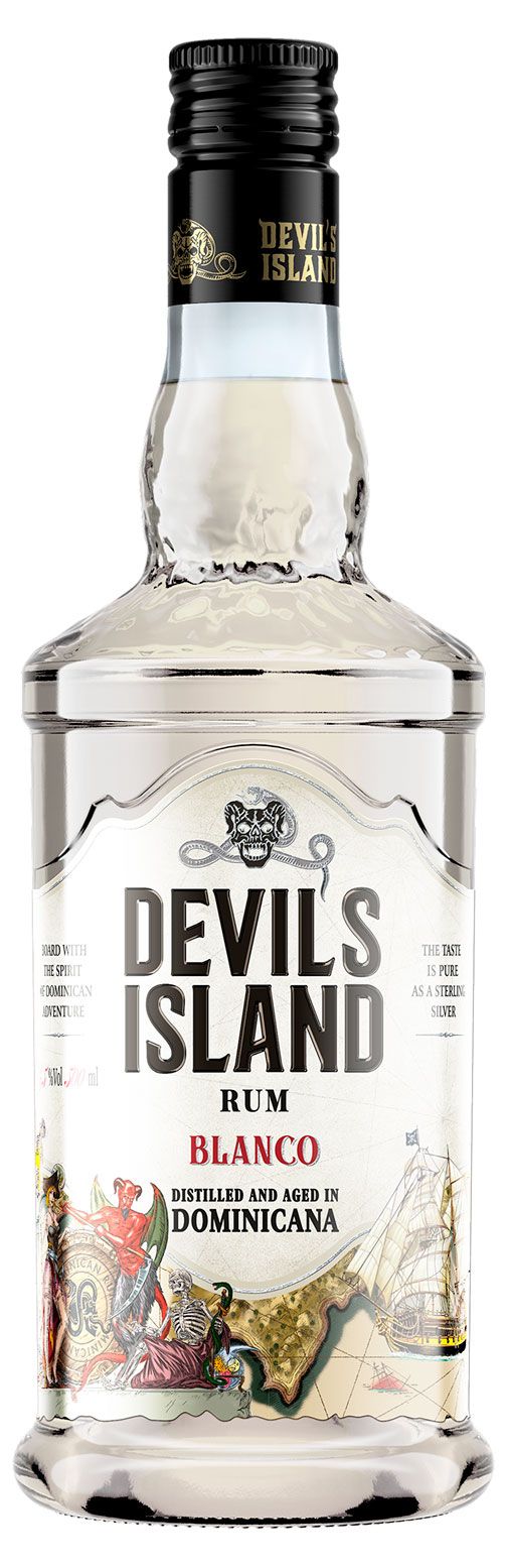 Ром Devil's Island Blanco Россия, 0,5 л