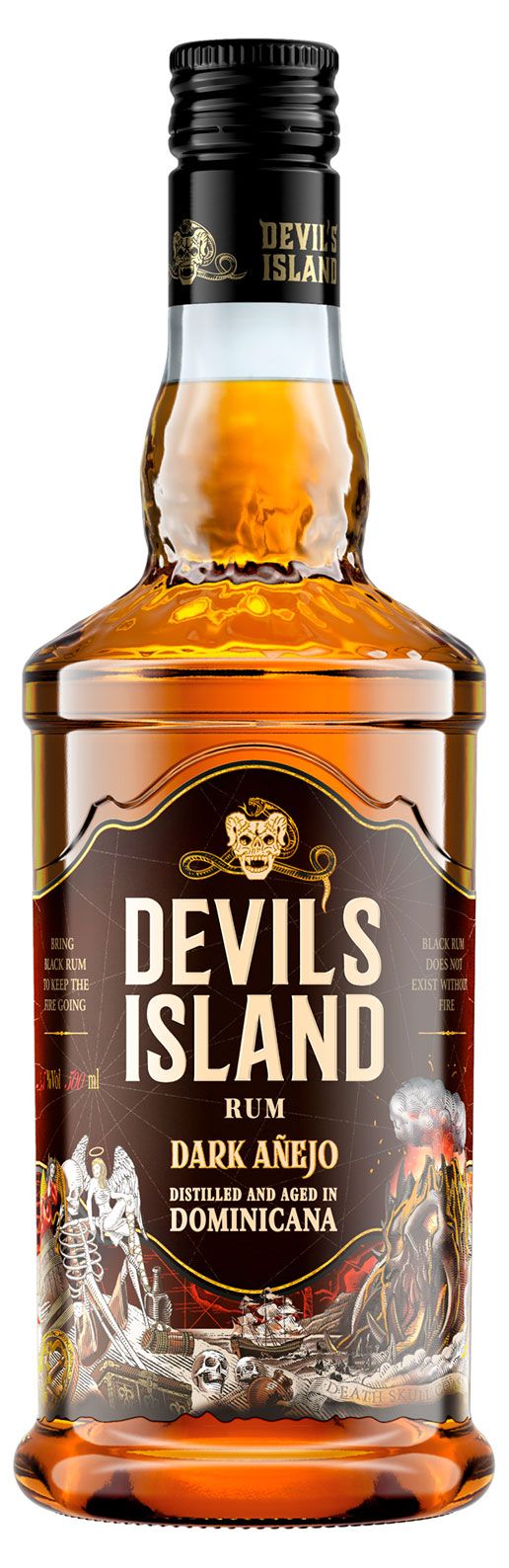 Ром Devil's Island Дарк 40% Россия, 0,5 л