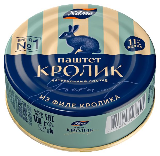 Паштет из мяса кролика Hame, 100 г