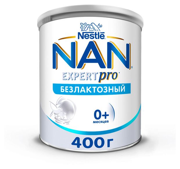 фото Смесь детская nan безлактозный с рождения, 400 г