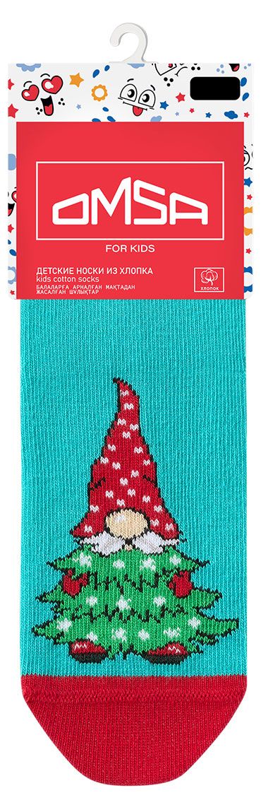 Носки детские Omsa Blu с рисунком гномик, р. 35-38