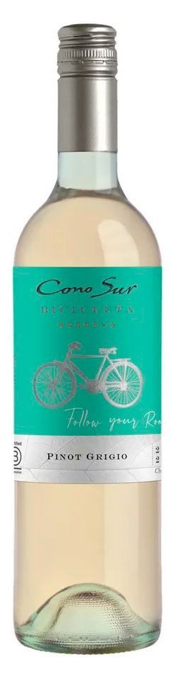 Вино Cono Sur Bicicleta Pinot Grigio белое полусухое Чили, 0,75 л