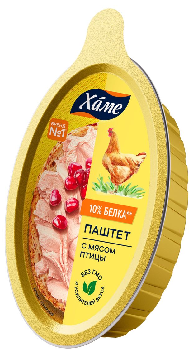 Паштет Hame деликатесный с мясом птицы, 105 г