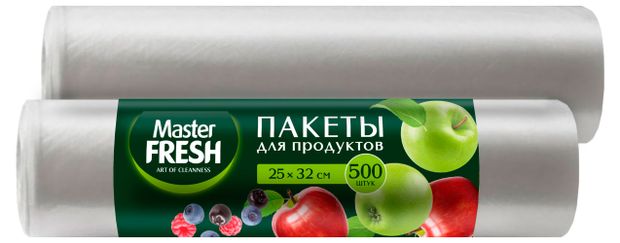 фото Пакеты для продуктов master fresh special series, 500 шт
