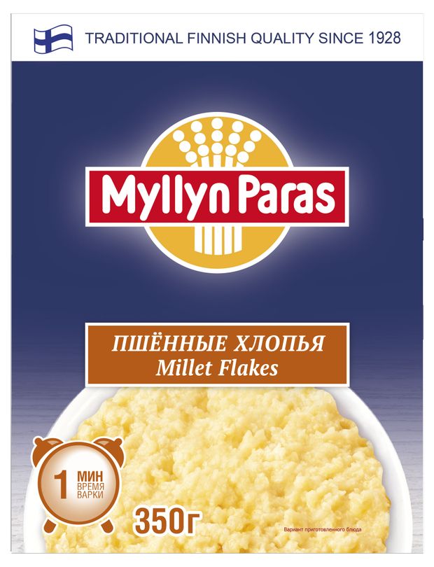 Хлопья пшенные Myllyn Paras, 350 г