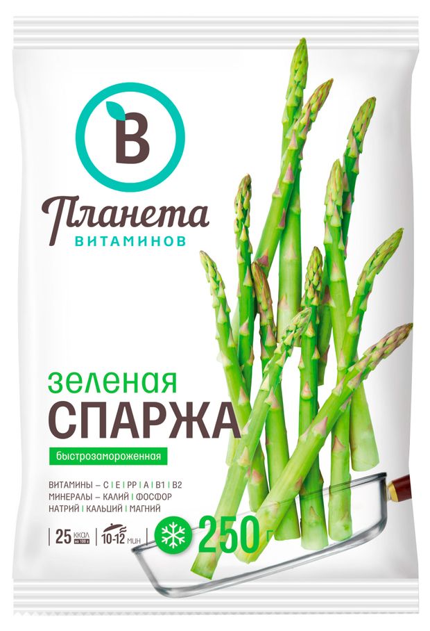 Спаржа зеленая Планета Витаминов быстрозаморо...