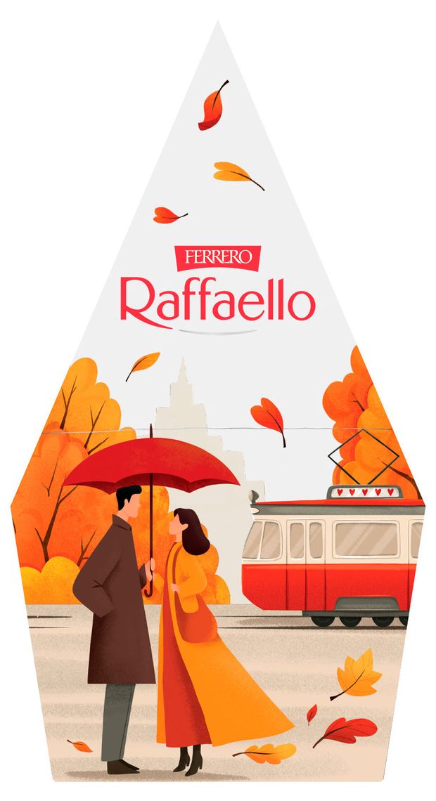 Конфеты RAFFAELLO с цельным миндалем в кокосовой обсыпке, 50 г