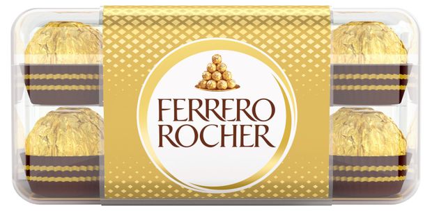 Конфеты FERRERO Rocher из молочного шоколада с начинкой из крема и лесного ореха Китай, 200 г