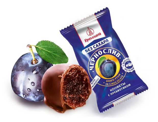 Конфеты Кремлина Микс КОНФ курага чернослив без сахара, вес