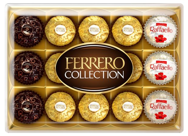 Конфеты шоколадные FERRERO Collection ассорти Германия, 172,2 г