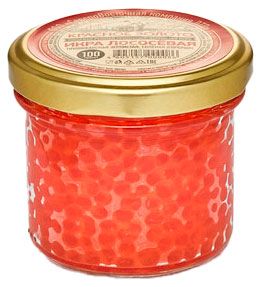Икра кеты Красное Золото соленая, 100 г