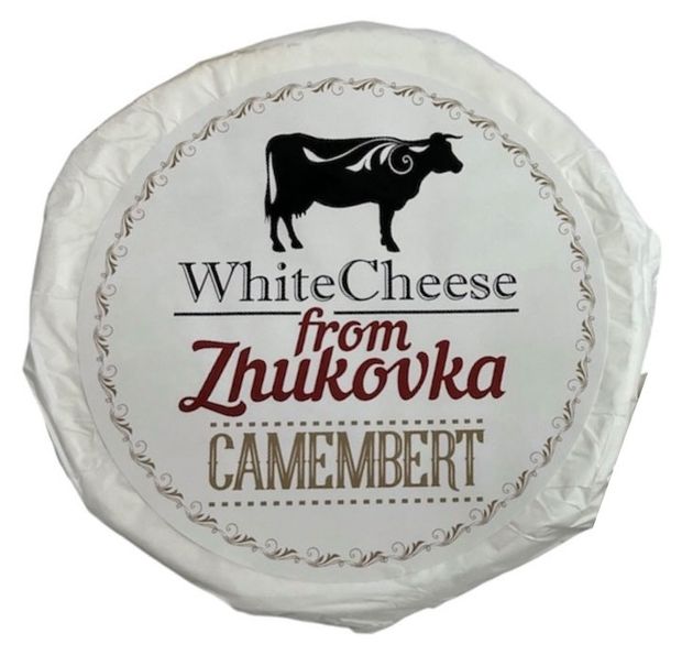 Сыр мягкий Камамбер WhiteCheese from Zhukovka с белой плесенью 50% БЗМЖ, вес