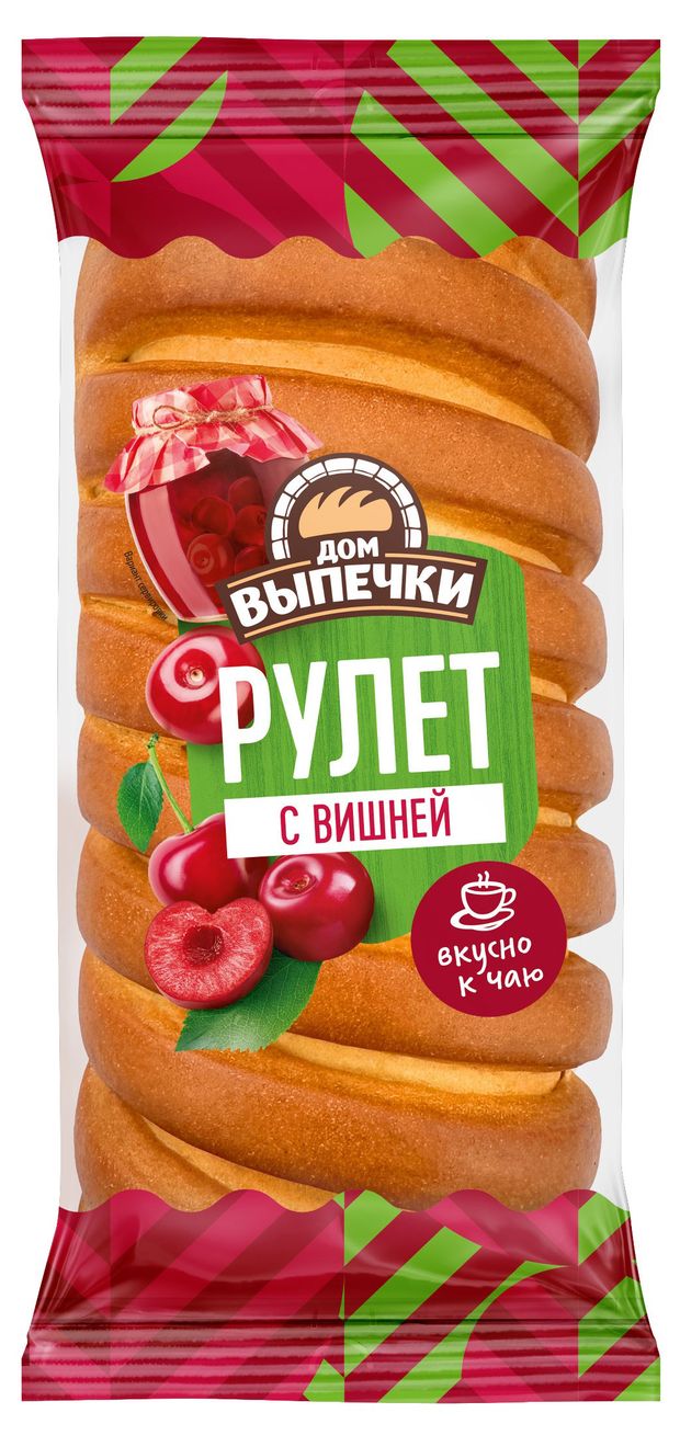 Рулет Черемушки с вишней, 220 г