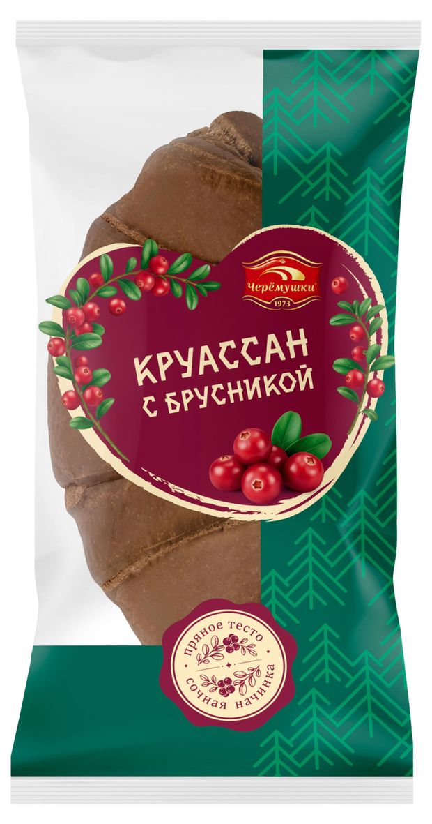 Круассан Черемушки с брусникой, 80 г