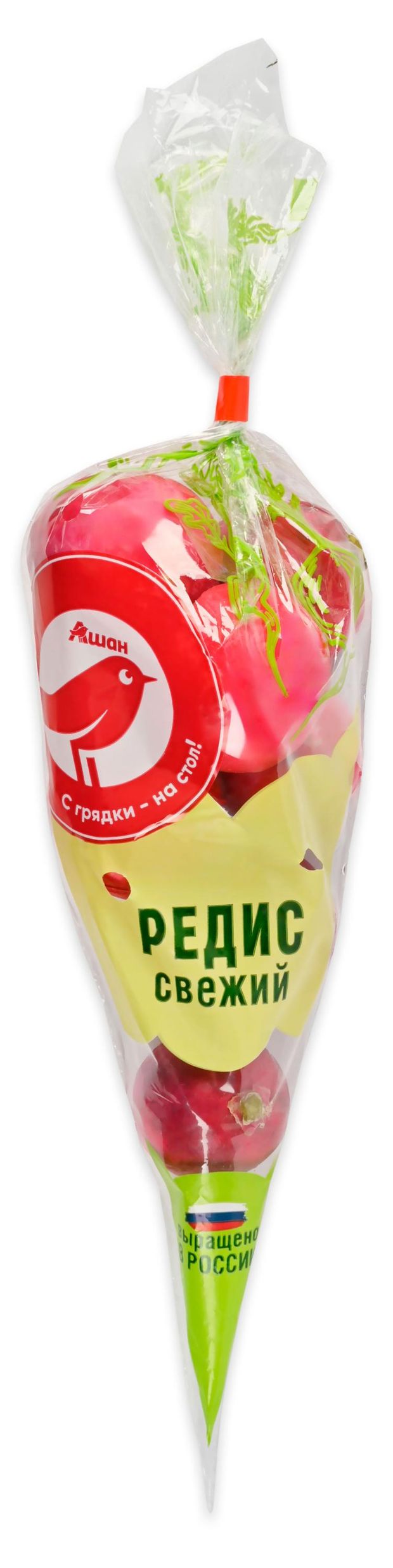 Редис красный АШАН Красная птица, 125 г