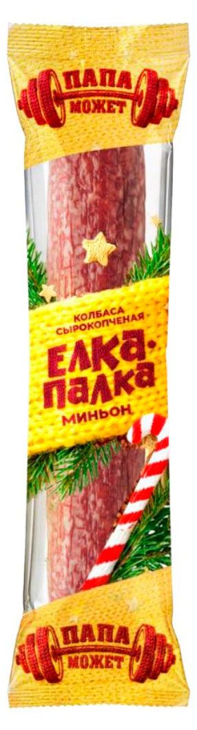 Колбаса сырокопченая Папа Может Елка-палка, 150 г