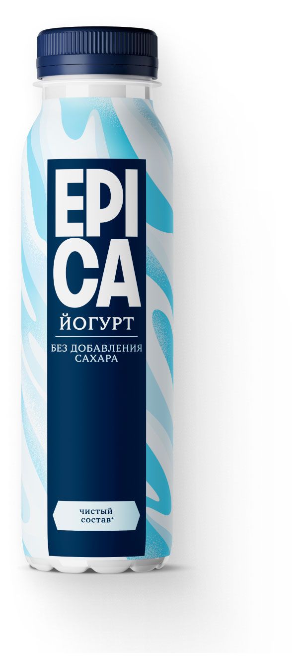Йогурт питьевой EPICA Натуральный без сахара 2,9% БЗМЖ, 260 мл