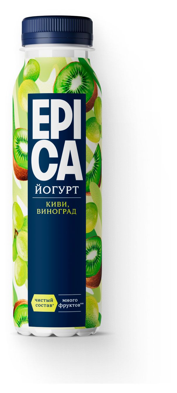 Йогурт питьевой Epica Киви-виноград 2,5%