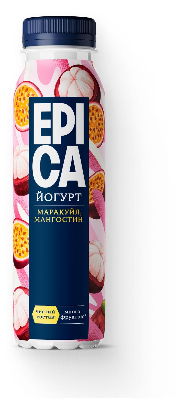 Йогурт питьевой Epica Маракуйя-мангостин 2,5%