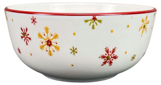 Салатник Actuel Снежинки, 14 см