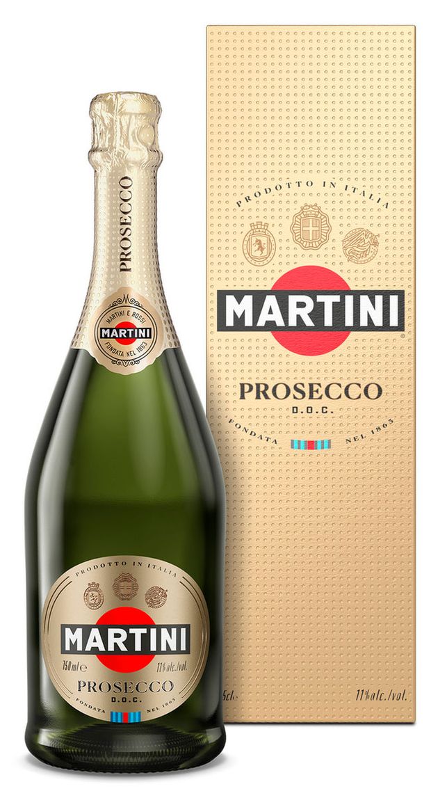 Игристое вино Martini Prosecco белое брют Италия, 0,75 л