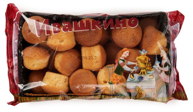 Кекс мини Родные просторы Ивашкино Творожный, 250 г