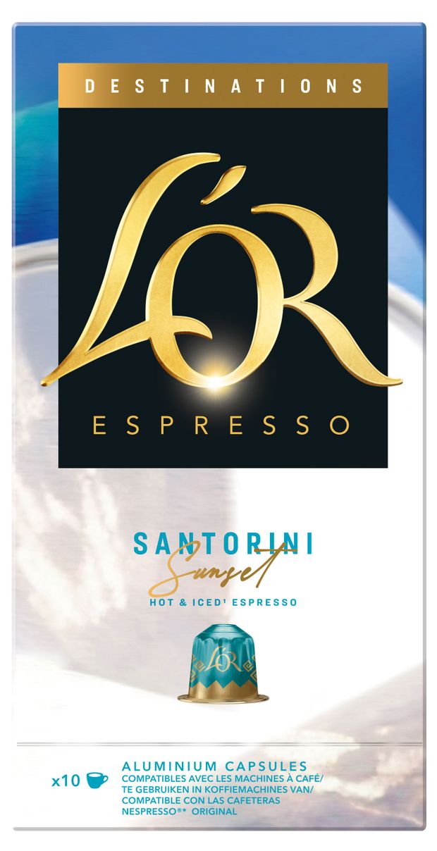 Кофе в капсулах L'OR Santorini Франция, 10 шт
