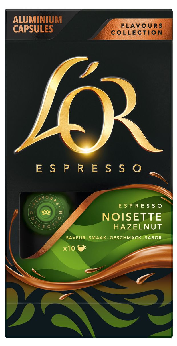 Кофе в капсулах L'OR Hazelnut Франция, 10 шт