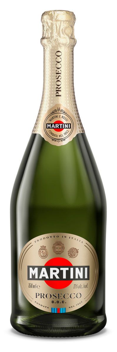 Игристое вино Martini Prosecco белое сухое Италия, 0,75 л