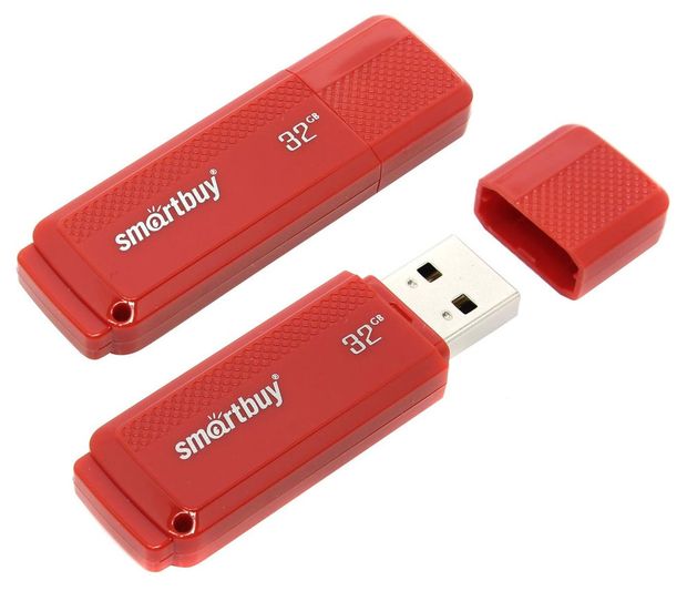 Флеш-накопитель SmartBuy Dock 32GB красный
