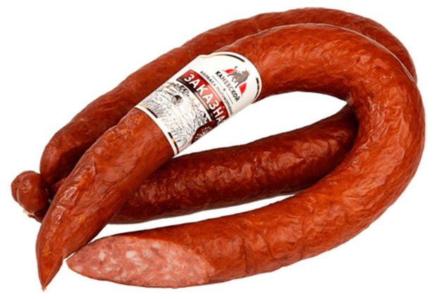 Колбаса полукопченая Каневской Заказная, ~ 0,7 кг