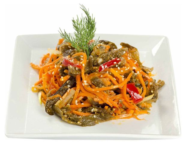 Хе из баклажанов маринованных АШАН по-корейски, вес