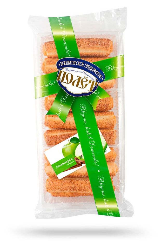 Десерт слоёный Полёт Лимоньерки с яблоком и корицей 300 г 130₽