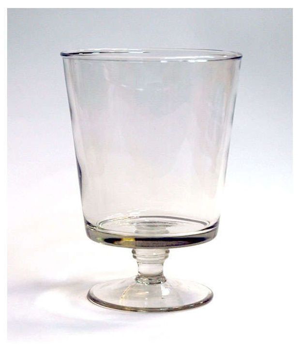 Ваза ЭВИС Каркаде стеклянная прозрачная 16x22 см