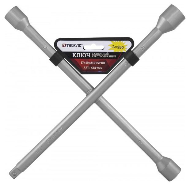 Ключ баллонный Thorvic CRTW35 крестообразный 17х19х21x1/2DR, 350 мм
